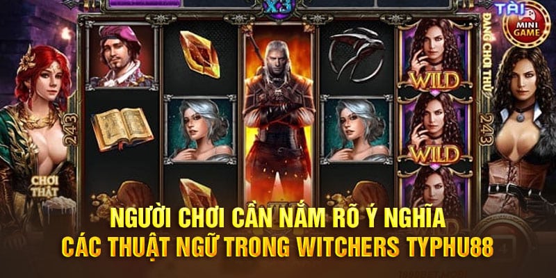 Người chơi cần nắm rõ ý nghĩa các thuật ngữ trong Witchers Typhu88