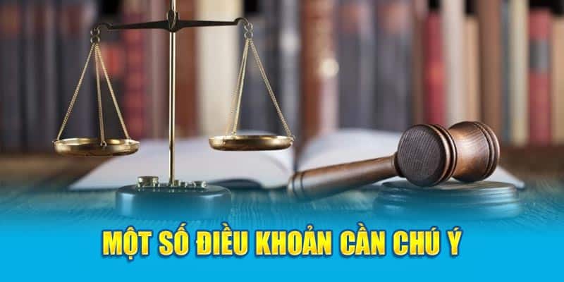 Một số điều khoản cần chú ý 